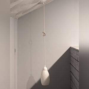 White pendant light